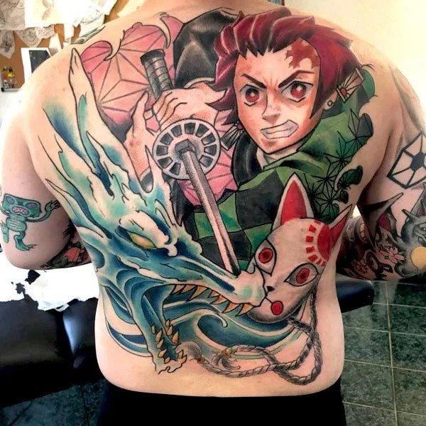 Anime Corner 10 Creative Demon Slayer Tattoo Ideas