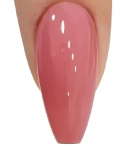 minimalistic one color coffin nail design